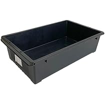 中古 採集コンテナ 黒色 平底12個 長方形 W520×D365×H305 中古 採集コンテナ 黒色 平底12個 長方形 W520×D365×H305 店舗用品